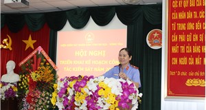 VKSND tỉnh Bà Rịa - Vũng Tàu triển khai nhiệm vụ công tác năm 2018