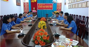 Lễ kết nạp Đảng viên Trần Thị Kiều Oanh