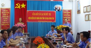 Hội nghị Tổng kết năm 2013 Đảng bộ  Viện kiểm sát nhân dân tỉnh Bà Rịa - Vũng Tàu.
