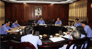 HỌP BAN CHỈ ĐẠO PHÒNG, CHỐNG THUỐC LÁ TRONG CÔNG SỞ VÀ NƠI CÔNG CỘNG NGÀNH KIỂM SÁT NHÂN DÂN