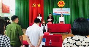 Chi đoàn VKSND tỉnh Bà Rịa – Vũng Tàu tổ chức phiên tòa giả định tuyên truyền pháp luật tại huyện Đất Đỏ