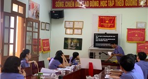 VKSND huyện Long Điền báo cáo án bằng Sơ đồ tư duy.