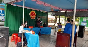 Viện kiểm sát Thành phố Bà Rịa phối hợp tổ chức Phiên tòa xét xử lưu động tại trường THCS Nguyễn Thanh Đằng