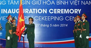                                            Trung tâm gìn giữ hòa bình Việt Nam được thành lập