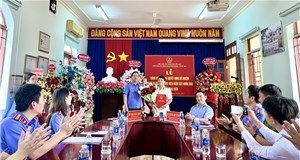 Lễ công bố và trao Quyết định bổ nhiệm chức vụ Viện trưởng VKSND huyện Long Điền