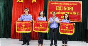 Viện kiểm sát nhân dân huyện Châu Đức: Đơn vị dẫn đầu phong trào thi đua khối năm 2014