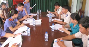 Công bố kết luận kiểm sát trực tiếp việc tuân theo pháp luật trong công tác THADS tại Chi cục THADS huyện Châu Đức
