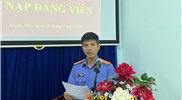 Chi bộ Viện kiểm sát nhân dân huyện Xuyên Mộc tổ chức lễ kết nạp đảng viên mới.