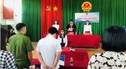 Chi đoàn VKSND tỉnh Bà Rịa – Vũng Tàu tổ chức phiên tòa giả định tuyên truyền pháp luật tại huyện Đất Đỏ