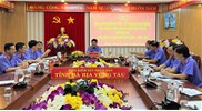 Đồng chí Nguyễn Huy Tiến – Bí thư Ban cán sự đảng, Viện trưởng VKSND tối cao làm việc với VKSND tỉnh Bà Rịa – Vũng Tàu