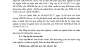 Thông báo về việc triệu tập thí sinh dự thi kỳ thi tuyển công chức nghiệp vụ kiểm sát ngành Kiểm sát nhân dân năm 2024