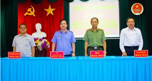 VKSND tỉnh Bà Rịa – Vũng Tàu tổ chức Lễ ký kết Quy chế phối hợp liên ngành trong việc thực hiện một số điều của Bộ luật Tố tụng hình sự về quản lý, giải quyết các vụ án, vụ việc tạm đình chỉ