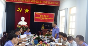 Viện Kiểm sát nhân dân huyện Đất Đỏ triển khai nhiệm vụ công tác năm 2017