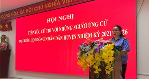 Chương trình hành động ứng cử Đại biểu HĐND huyện Côn Đảo, nhiệm kỳ 2021-2026 của đồng chí Nguyễn Thị Nguyệt Minh – Phó Viện trưởng VKSND huyện Côn Đảo
