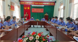 VKSND TX.Phú Mỹ triển khai nhiệm vụ công tác năm 2022