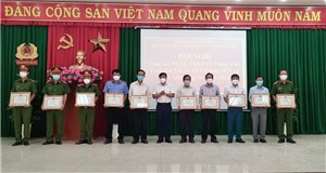 UBND huyện Châu Đức: Tổ chức nghị tổng kết công tác phòng chống tội phạm, tệ nạn xã hội và phong trào toàn dân bảo vệ an ninh tổ quốc năm 2021