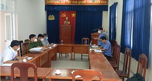 Trực tiếp kiểm sát công tác thi hành án hình sự  tại UBND các xã, thị trấn trên địa bàn huyện Long Điền