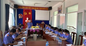 ĐOÀN THANH TRA VKSND TỈNH BR-VT TIẾN HÀNH THANH TRA TẠI VKSND HUYỆN XUYÊN MỘC