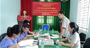 Trực tiếp kiểm sát Thi hành án dân sự tại Chi cục THADS huyện Côn Đảo 