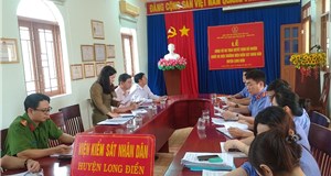Kiểm tra liên ngành về phối hợp thực hiện trợ giúp pháp lý trong hoạt động tố tụng tại VKSND huyện Long Điền.