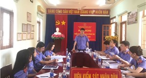 Viện kiểm sát nhân dân huyện Long Điền tổ chức hội nghị triển khai công tác kiểm sát năm 2024
