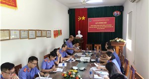 Thông qua Dự thảo Kết luận trực tiếp kiểm sát hoạt động THADS, THAHC tại Chi cục Thi hành án dân sự thị xã Phú Mỹ