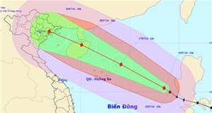 Ngày 19/7 bão Thần Sấm có thể đổ bộ đất liền Việt Nam