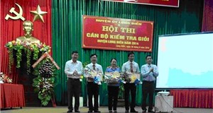 Chi bộ Viện kiểm sát nhân dân huyện Long Điền tham gia Hội thi “ Cán bộ kiểm tra giỏi năm 2014”.