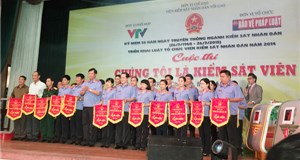 CUỘC THI “CHÚNG TÔI LÀ KIỂM SÁT VIÊN” TẠI CỤM 4 – TP. HCM