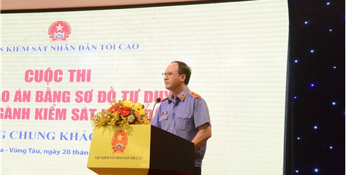 VKSND tỉnh Bà Rịa – Vũng Tàu phối hợp tổ chức thành công Vòng Chung khảo Cuộc thi “Báo cáo án bằng sơ đồ tư duy trong ngành Kiểm sát nhân dân” năm 2024 (Cụm 3)